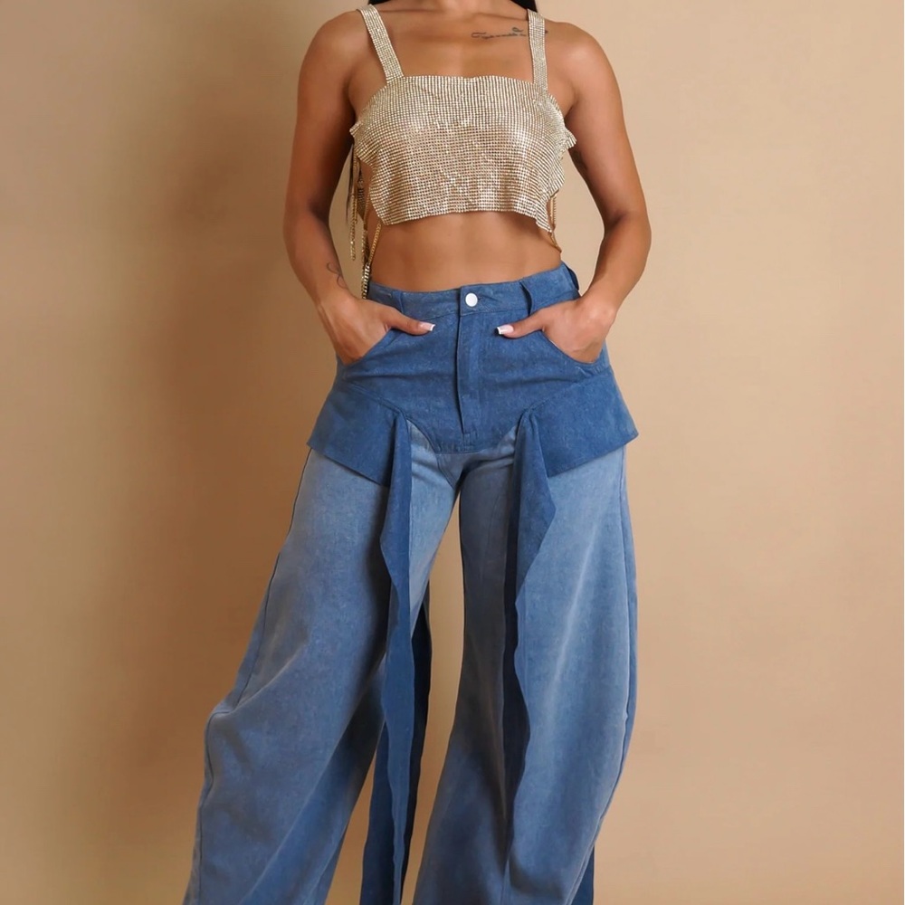 Stylish Blue Women's Pants